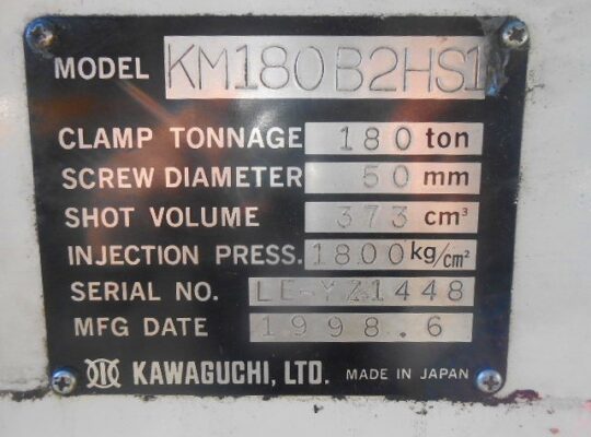 Kawaguchi KM180B2HS1, Year: 1998