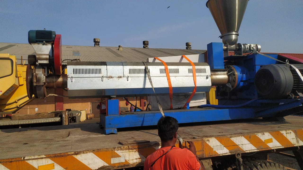 Complete single screw extruder line for sale
